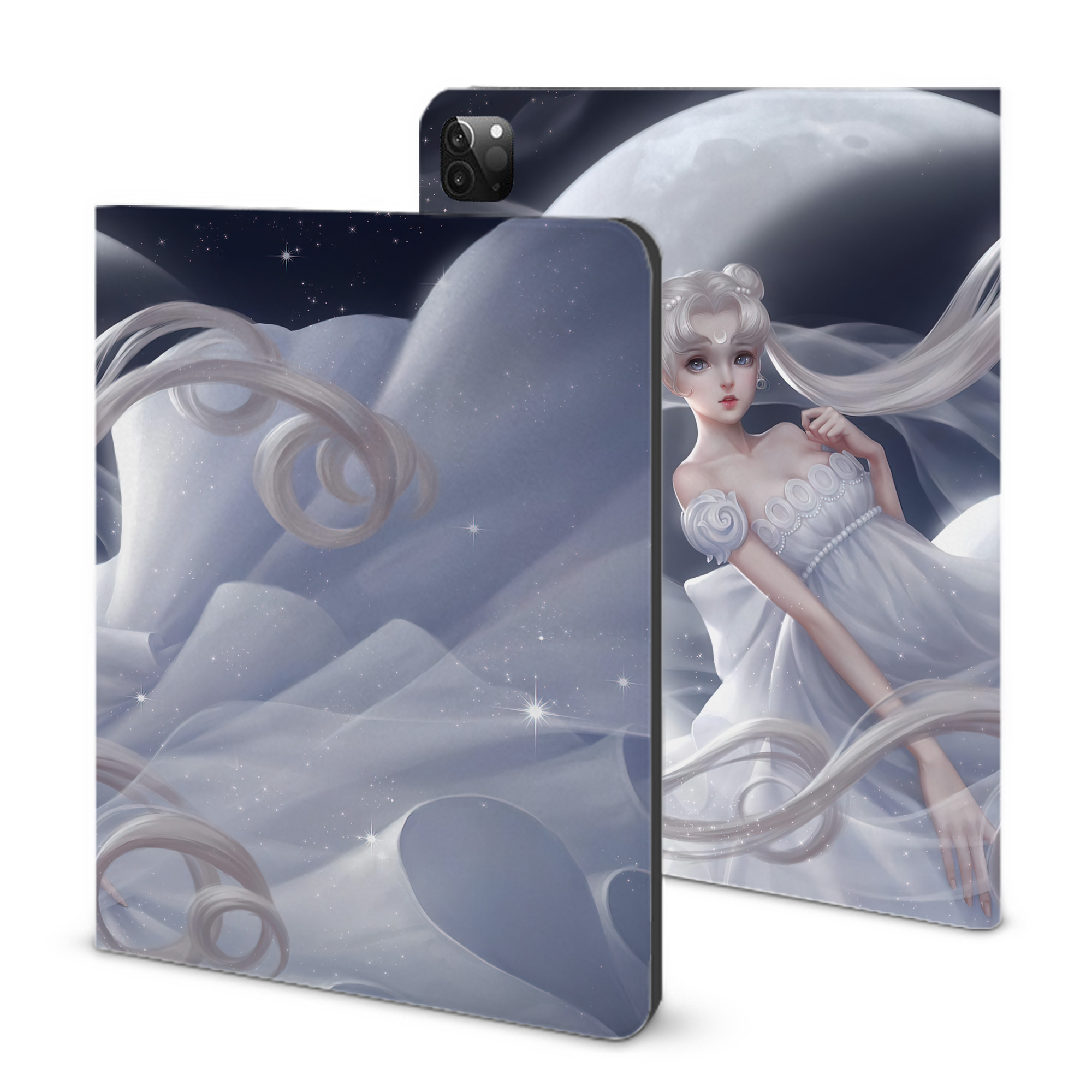 （画像用） 美少女戦士セーラームーン Sailor Moon IPadケース ペンホルダー付き ブックスタイルデザイン